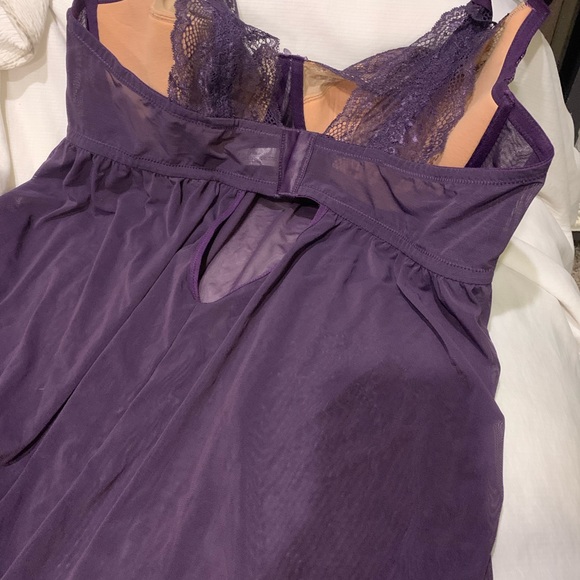lingerie 42 DDD SEXY purple gown adore me - Picture 2 of 3